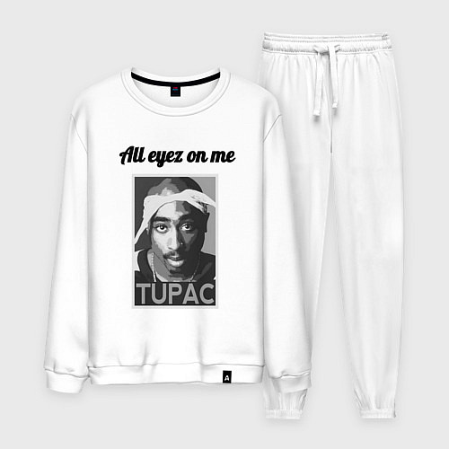 Мужской костюм 2pac Art All eayz on me / Белый – фото 1
