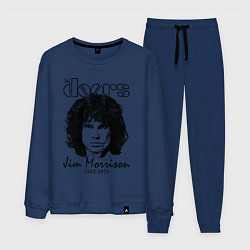 Костюм хлопковый мужской The Doors Jim Morrison, цвет: тёмно-синий