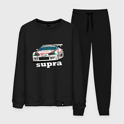 Костюм хлопковый мужской Toyota Supra Castrol 36, цвет: черный