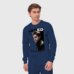 Костюм хлопковый мужской Jared Joseph Leto 30 Seconds To Mars, цвет: тёмно-синий — фото 2