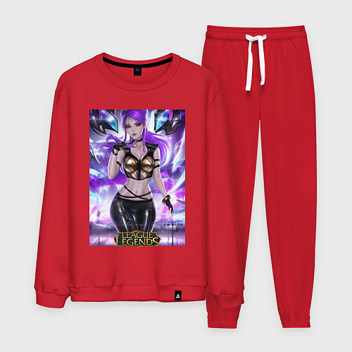 Мужской костюм League Of Legends Akali Kda / Красный – фото 1