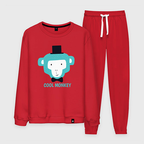 Мужской костюм Cool monkey / Красный – фото 1