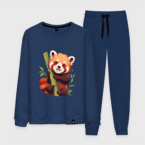Мужской костюм The Red Panda / Тёмно-синий – фото 1