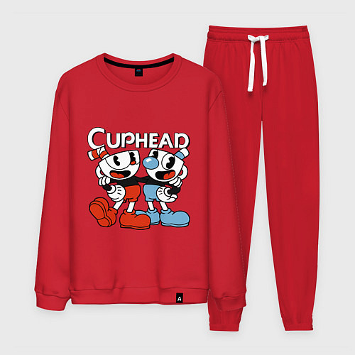 Мужской костюм Cuphead and Mugman / Красный – фото 1