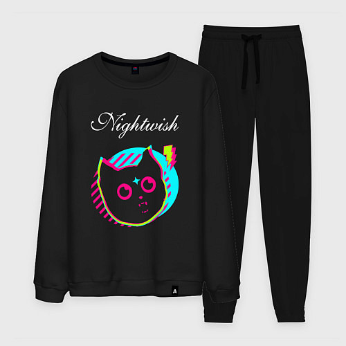 Мужской костюм Nightwish rock star cat / Черный – фото 1