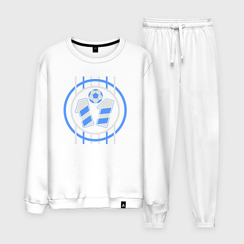 Мужской костюм Футбол игрок номер 11 / Белый – фото 1