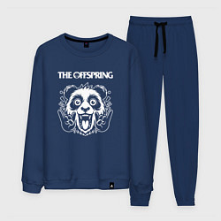 Костюм хлопковый мужской The Offspring rock panda, цвет: тёмно-синий