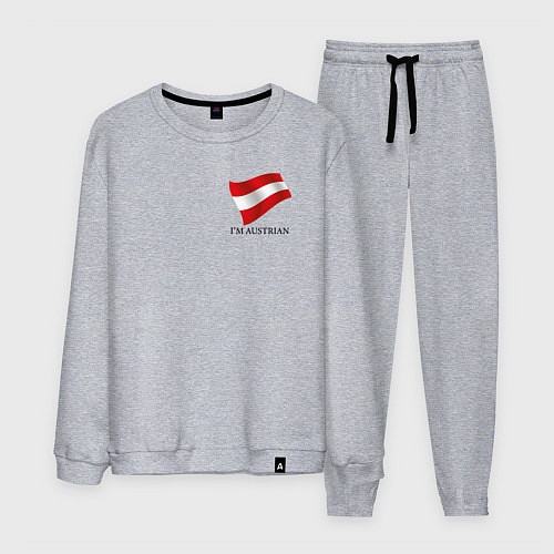 Мужской костюм Im Austrian - motto / Меланж – фото 1