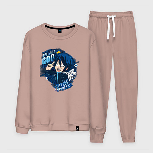 Мужской костюм Бездомный бог Ято доставка / Пыльно-розовый – фото 1