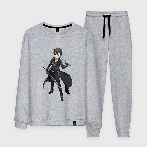 Мужской костюм Мастера Меча Онлайн Кадзуто Киригая / Меланж – фото 1