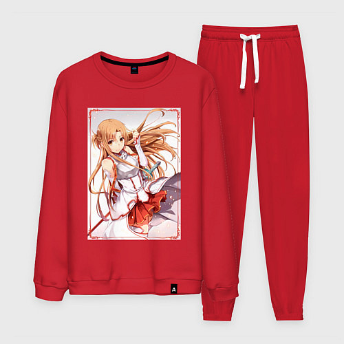 Мужской костюм Асуна Юки мечница / Красный – фото 1