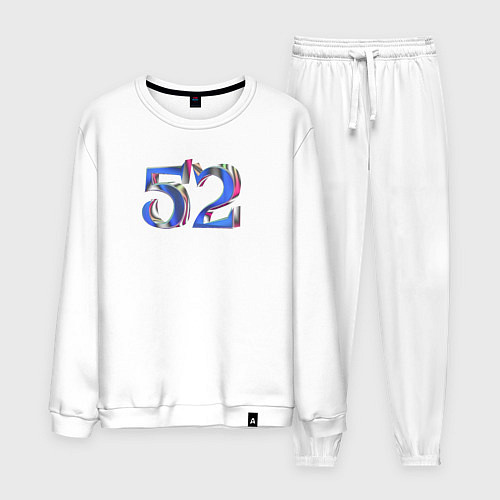 Мужской костюм 52 / Белый – фото 1