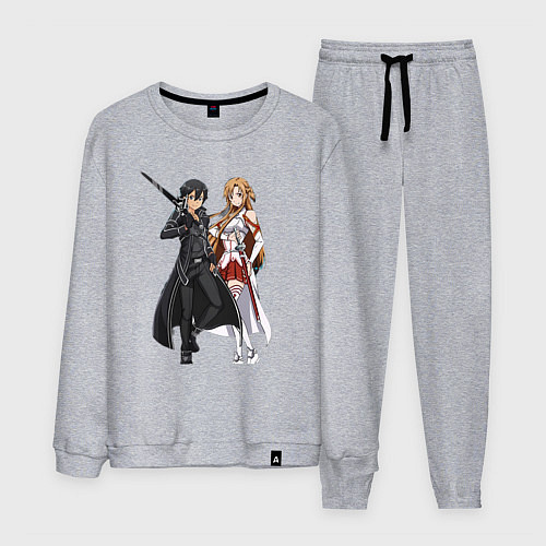 Мужской костюм Мечники Кадзуто Киригая / Меланж – фото 1