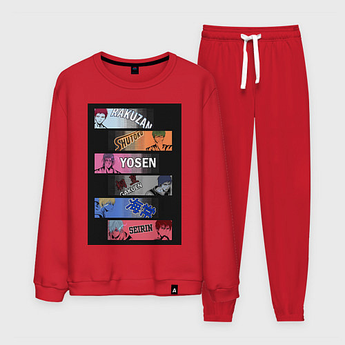 Мужской костюм Баскетбол Куроко Тэцуя / Красный – фото 1