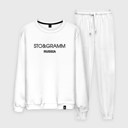 Мужской костюм Sto and gramm - сто грамм / Белый – фото 1