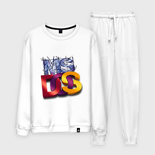 Мужской костюм Ms DOS / Белый – фото 1