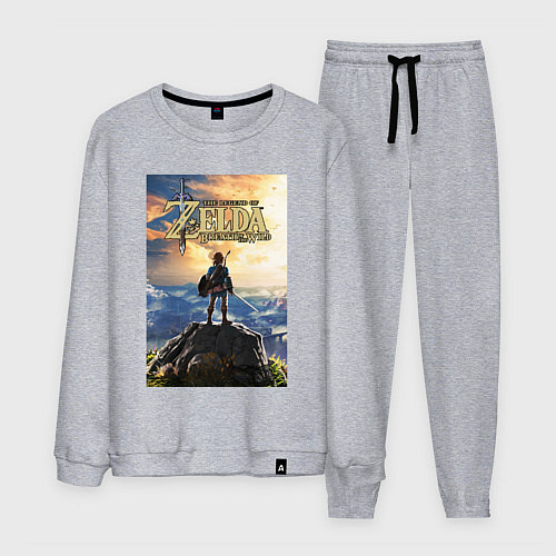 Мужской костюм Легенда о зельде - Линк / Меланж – фото 1