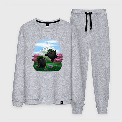 Мужской костюм Духи леса / Меланж – фото 1