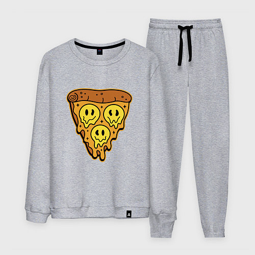 Мужской костюм Happy nation pizza / Меланж – фото 1