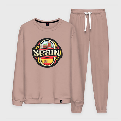 Мужской костюм Spain / Пыльно-розовый – фото 1