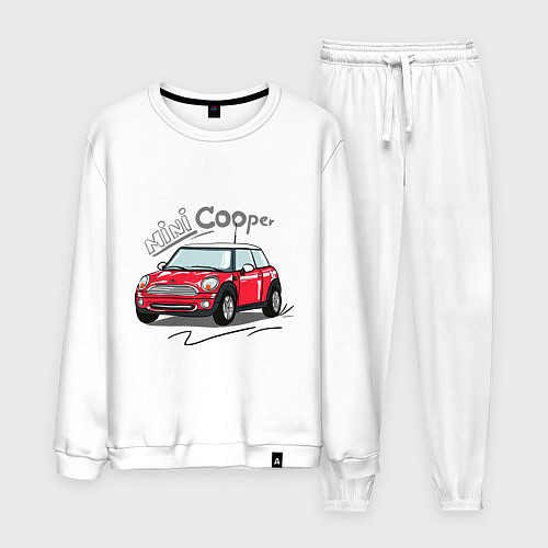 Мужской костюм Mini Cooper / Белый – фото 1