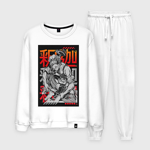 Мужской костюм Повесть о конце света Будда Древнеиндийский бог / Белый – фото 1