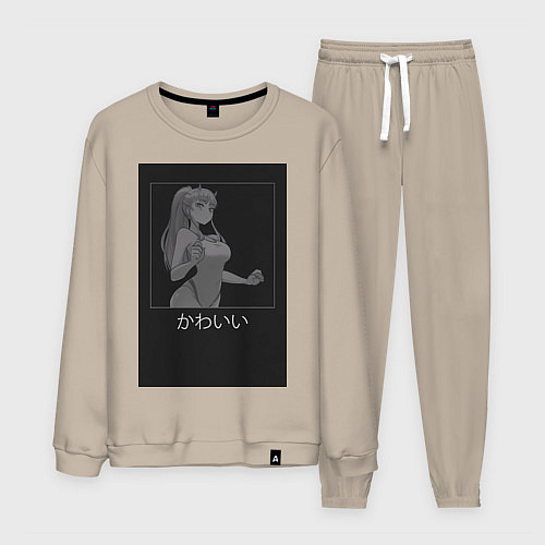 Мужской костюм Милый во Франксе Зеро Ту в купальнике / Миндальный – фото 1