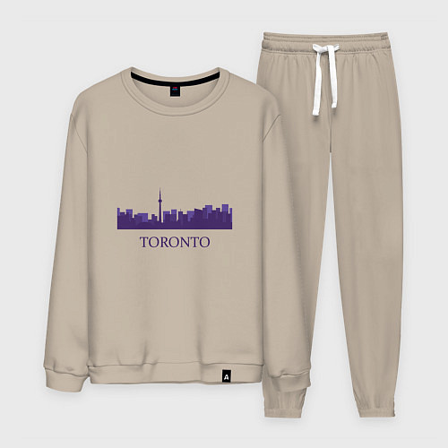 Мужской костюм Силуэт Торонто / Миндальный – фото 1