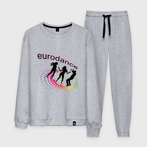 Мужской костюм Танцы евродэнс дискотека / Меланж – фото 1