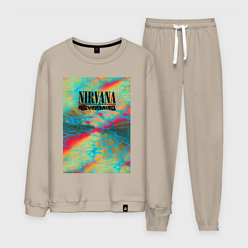 Мужской костюм Nirvana nevermind album / Миндальный – фото 1