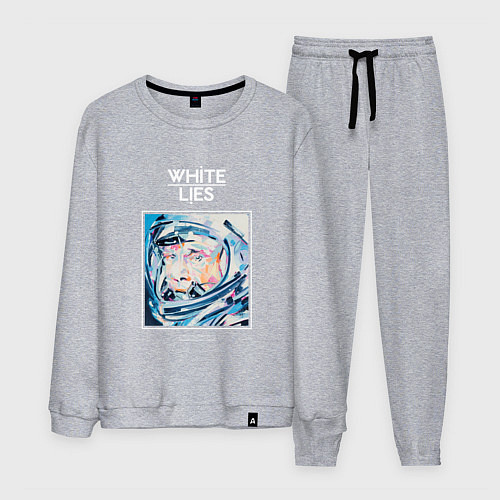 Мужской костюм White Lies - Big TV new merch / Меланж – фото 1