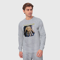 Костюм хлопковый мужской Depeche Mode - Ultra hand, цвет: меланж — фото 2