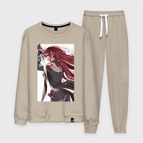 Мужской костюм Реинкарнация безработного Бореас Грейрат / Миндальный – фото 1