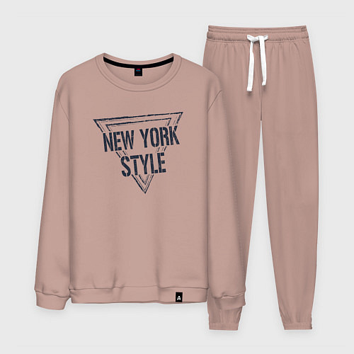Мужской костюм USA - New York / Пыльно-розовый – фото 1