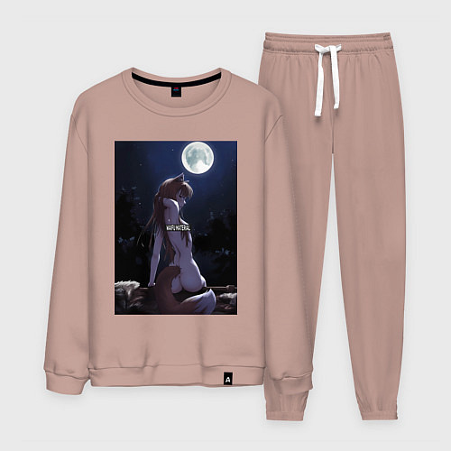 Мужской костюм Волчица и пряности Холо senpai / Пыльно-розовый – фото 1