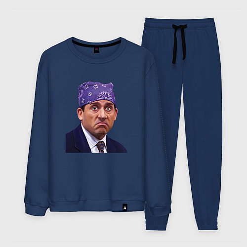 Мужской костюм Prison mike Michael Scott офис / Тёмно-синий – фото 1