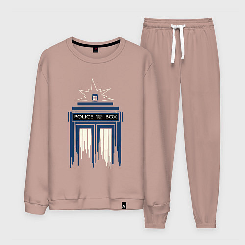 Мужской костюм Light tardis / Пыльно-розовый – фото 1
