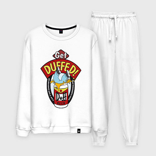 Мужской костюм Duff beer with Homer / Белый – фото 1