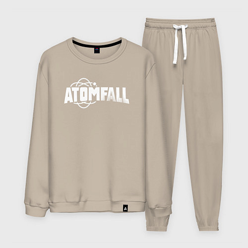Мужской костюм Atomfall logo / Миндальный – фото 1