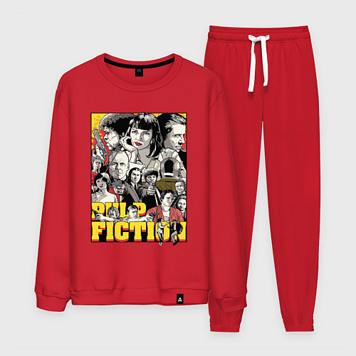 Мужской костюм Pulp fiction - all stars / Красный – фото 1