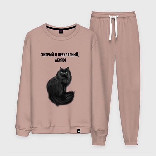 Мужской костюм Хитрый и прекрасный деспот / Пыльно-розовый – фото 1