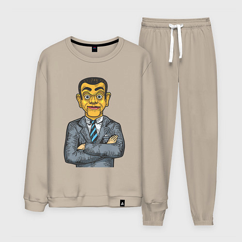 Мужской костюм Человек кукла / Миндальный – фото 1