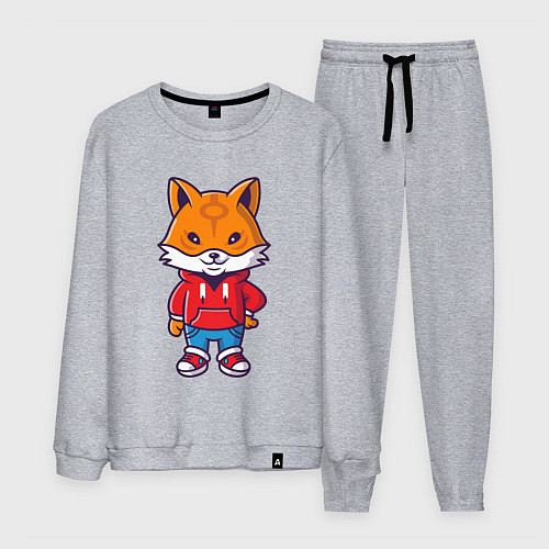 Мужской костюм Модный лисёнок / Меланж – фото 1