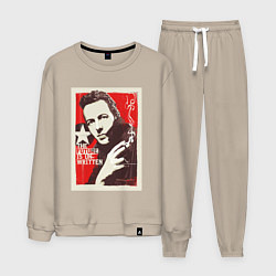 Костюм хлопковый мужской Joe Strummer of the Clash, цвет: миндальный