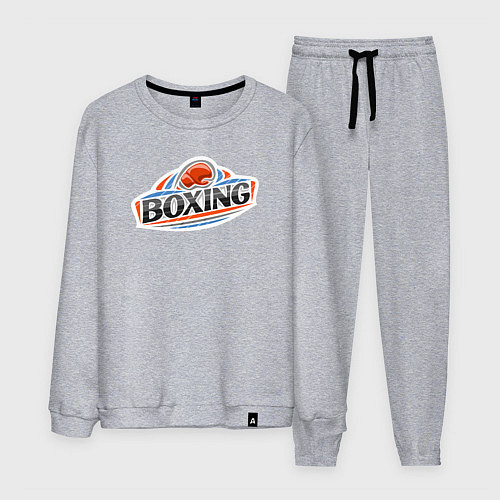 Мужской костюм Boxing team / Меланж – фото 1