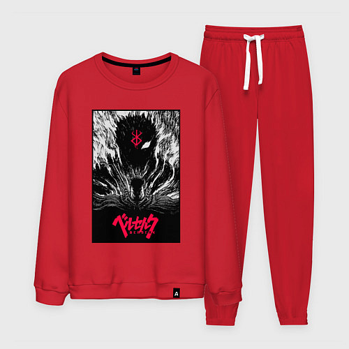 Мужской костюм Berserker knight / Красный – фото 1