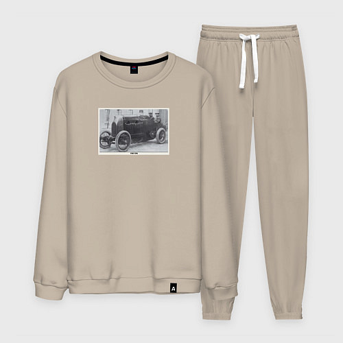 Мужской костюм Retro car Fiat S76 / Миндальный – фото 1