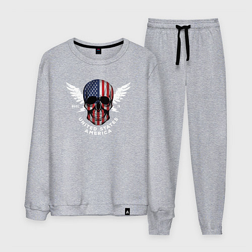 Мужской костюм Made in United States / Меланж – фото 1