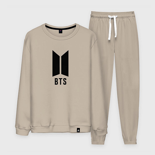 Мужской костюм BTS знак / Миндальный – фото 1