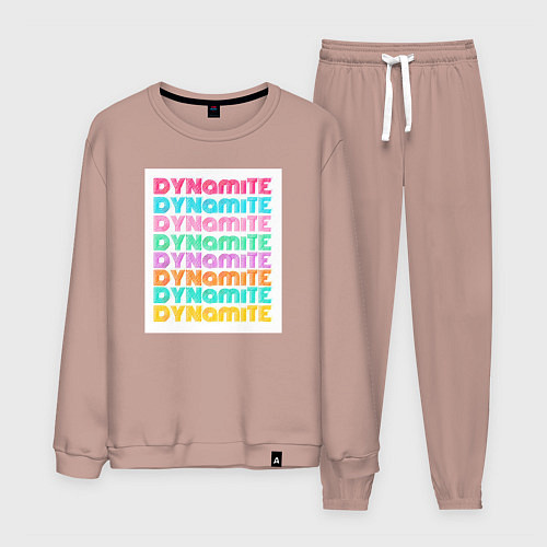 Мужской костюм BTS Dynamite / Пыльно-розовый – фото 1